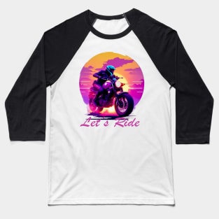 ride bike motor Baseball T-Shirt